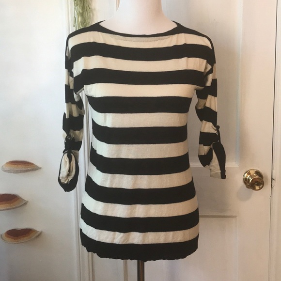 J Crew Striped Knit Top - Picture 1 of 5